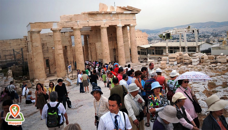 بازدید از آکروپولیس آتن، یونان