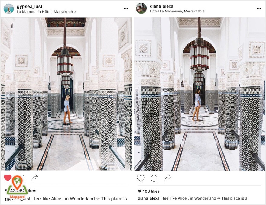 عکاسی از روی عکس های اینستاگرام شماره ۹