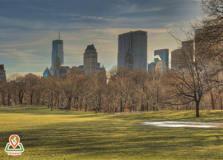 قدم زدن در شیپ مدو (Sheep Meado)، پارک مرکزی نیویورک، آمریکا