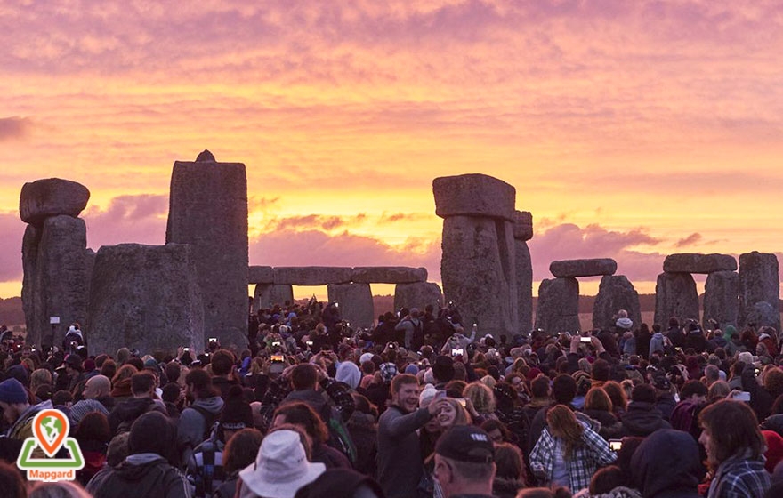 تماشای غروب استونهنج (Stonehenge)، انگلستان1