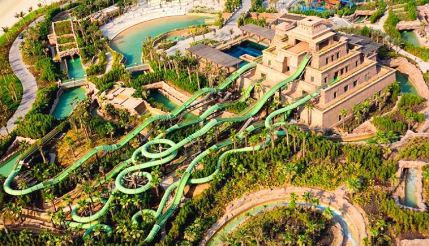 پارک آبی آکواونچر (Aquaventure) آتلانتیس دبی | طولانی ترین سرسره آبی جهان