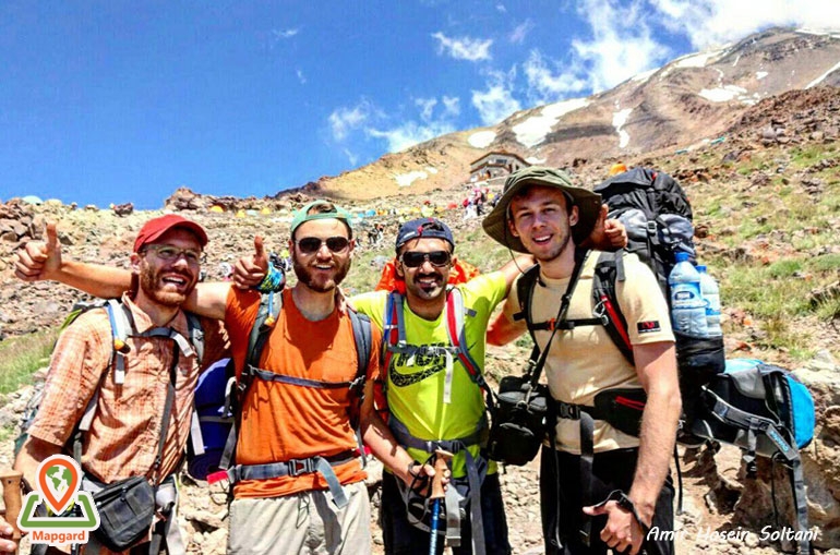 عکس دسته جمعی در دماوند