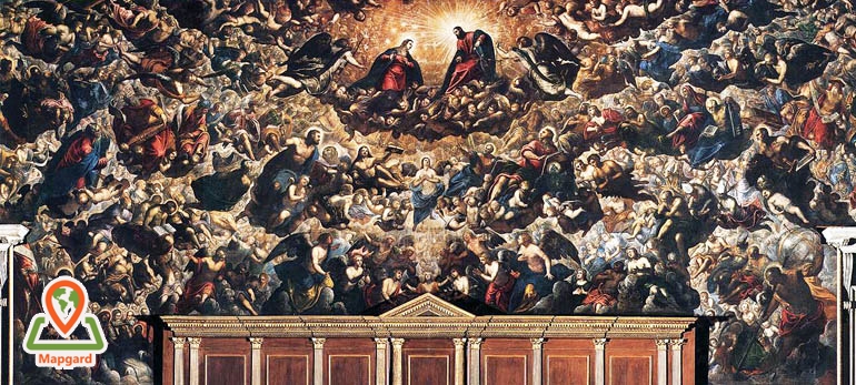 نقاشی بهشت تینتورتو (Tintoretto's Paradise) قصر دوک