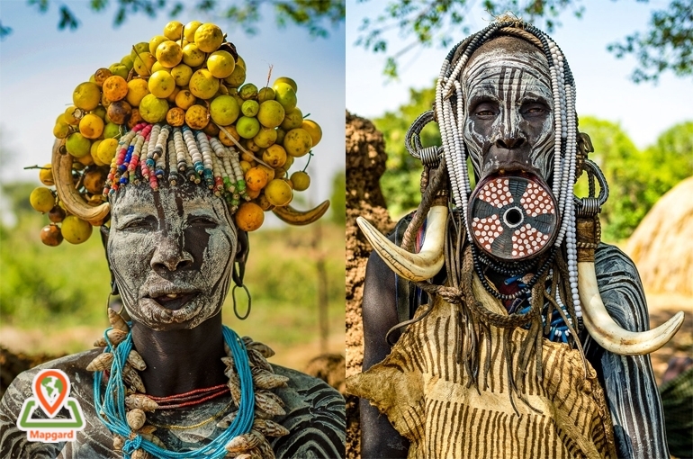 عجیب ترین زنان جهان درقبلیه ای در اتیوپی (Ethiopia)